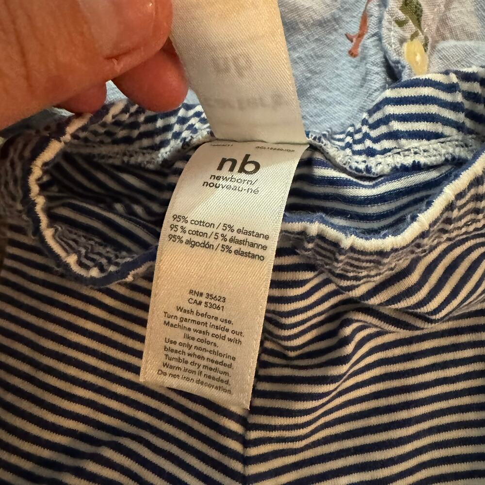 Carter's 2 Piece SET of Boys Size Newborn Button Down Shirt & Pull On Pants - Picture 5 of 8